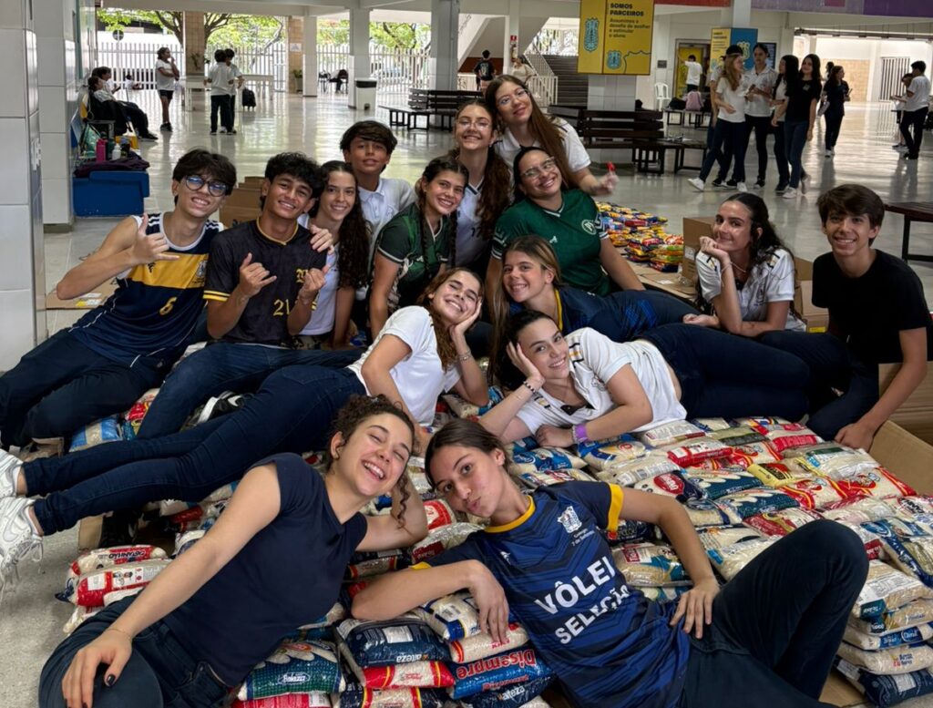 Setembrinos unem esporte e solidariedade em ação social