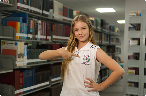 Alunos do Ensino Fundamental do C7S em sala